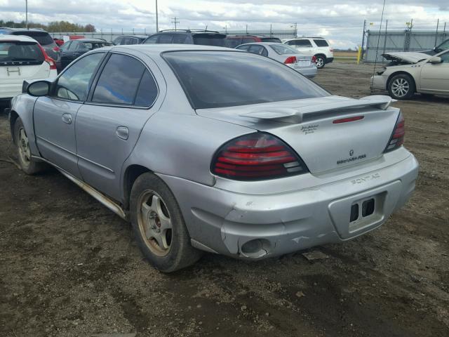 1G2NF52E43C296478 - 2003 PONTIAC GRAND AM S SILVER photo 3