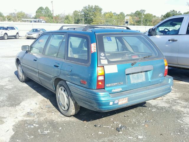 3FASP15J5SR149279 - 1995 FORD ESCORT LX GREEN photo 3