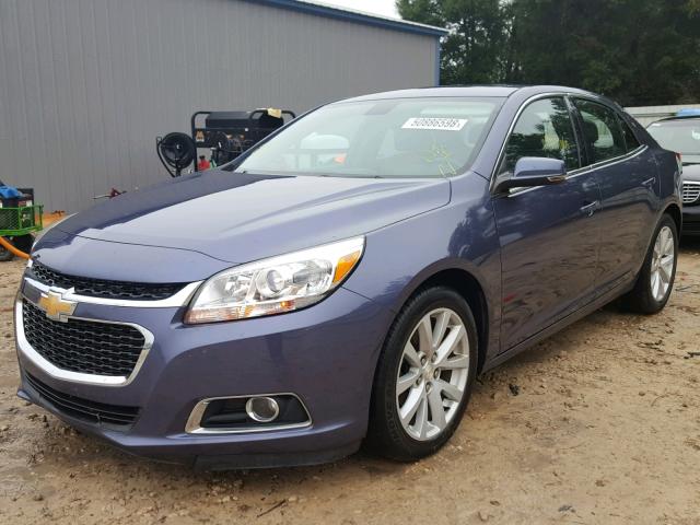 1G11E5SLXEF284146 - 2014 CHEVROLET MALIBU 2LT BLUE photo 2