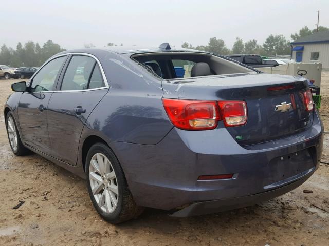 1G11E5SLXEF284146 - 2014 CHEVROLET MALIBU 2LT BLUE photo 3