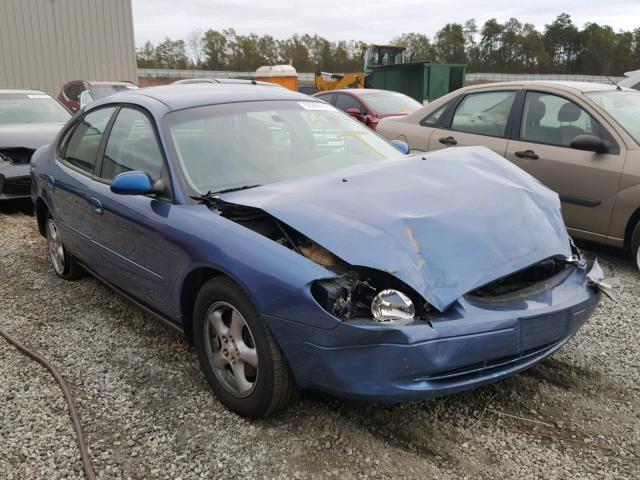 1FAFP55U22G173937 - 2002 FORD TAURUS SES BLUE photo 1