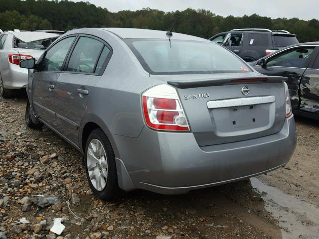 3N1AB6AP3BL691935 - 2011 NISSAN SENTRA 2.0 GRAY photo 3