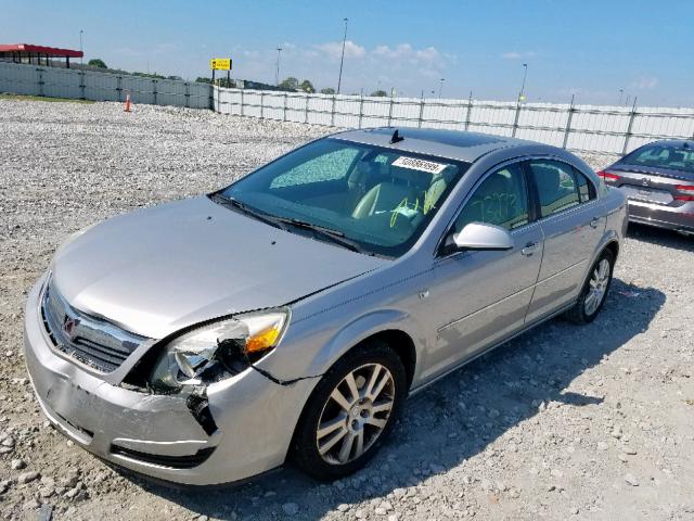 1G8ZS57N67F229915 - 2007 SATURN AURA XE GRAY photo 2