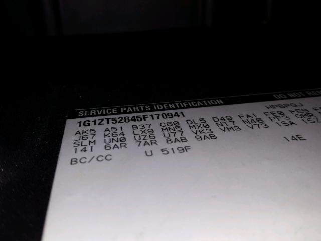 1G1ZT52845F170941 - 2005 CHEVROLET MALIBU LS 银色 照片 10