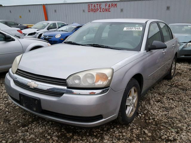 1G1ZT52845F170941 - 2005 CHEVROLET MALIBU LS 银色 照片 2