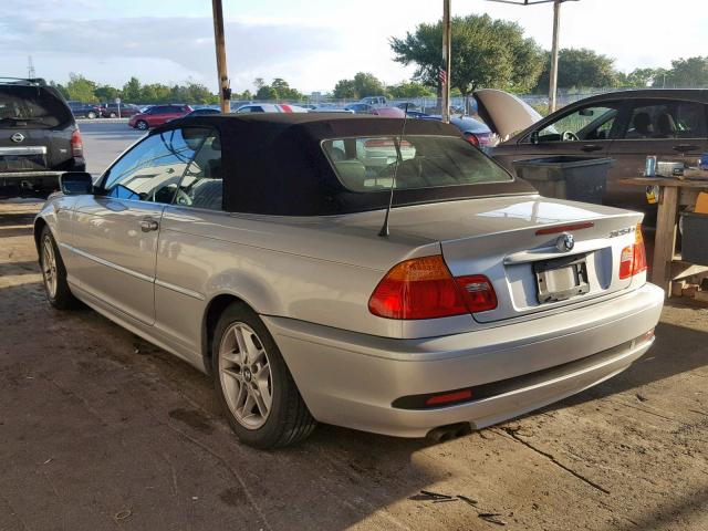 WBABW33454PL33621 - 2004 BMW 325 CI SILVER photo 3