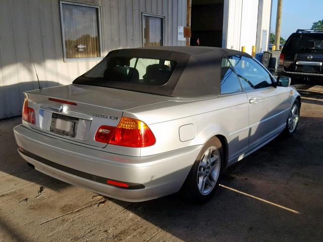 WBABW33454PL33621 - 2004 BMW 325 CI SILVER photo 4