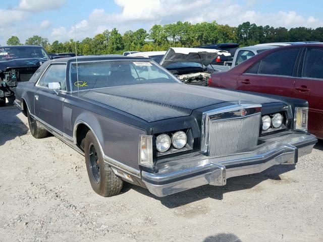 9Y89S709910 - 1979 LINCOLN MARK BLACK photo 1