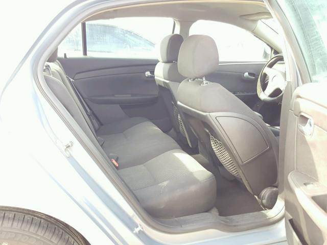 1G1ZH57B69F230844 - 2009 CHEVROLET MALIBU 1LT SILVER photo 6