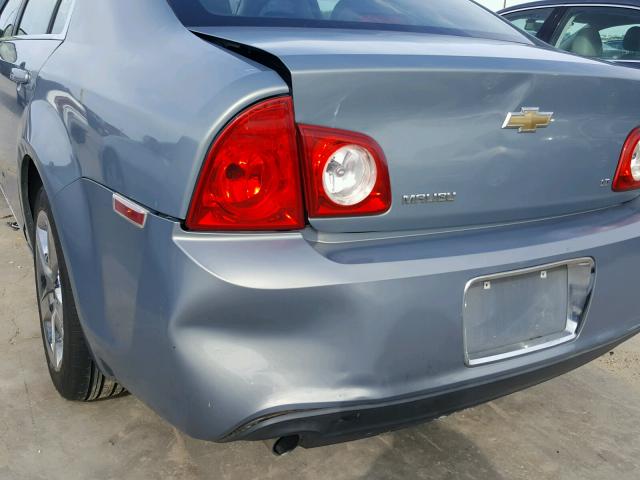 1G1ZH57B69F230844 - 2009 CHEVROLET MALIBU 1LT SILVER photo 9