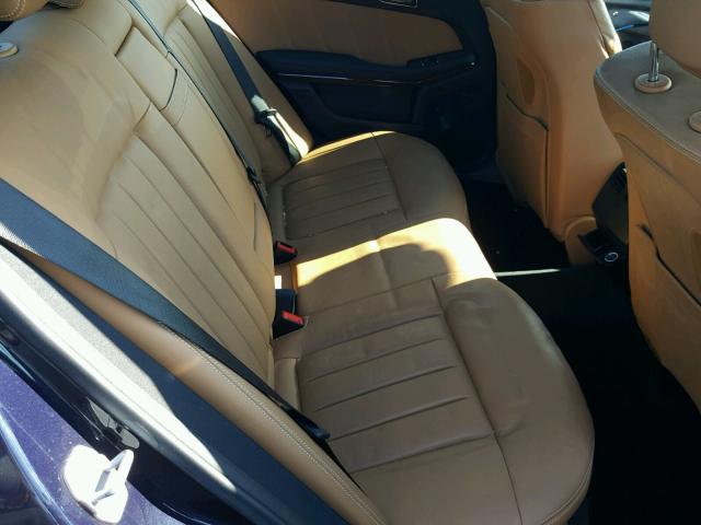 WDDHF9AB5AA153805 - 2010 MERCEDES-BENZ E 550 4MAT BLUE photo 6