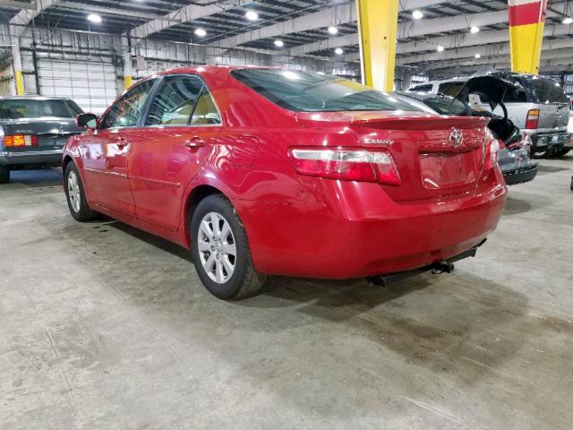 4T1BE46K49U319462 - 2009 TOYOTA CAMRY BASE RED photo 3