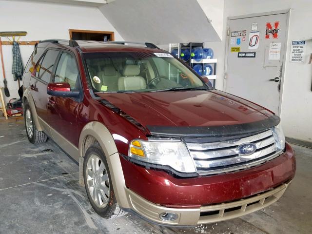 1FMDK07W48GA35080 - 2008 FORD TAURUS X E MAROON photo 1