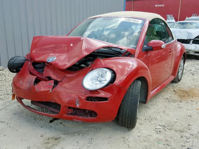 3VWRF31Y89M404523 - 2009 VOLKSWAGEN NEW BEETLE 红色 照片 2