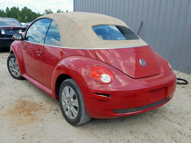 3VWRF31Y89M404523 - 2009 VOLKSWAGEN NEW BEETLE 红色 照片 3