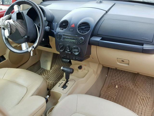 3VWRF31Y89M404523 - 2009 VOLKSWAGEN NEW BEETLE 红色 照片 9