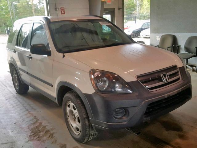 SHSRD78516U421149 - 2006 HONDA CR-V LX WHITE photo 1