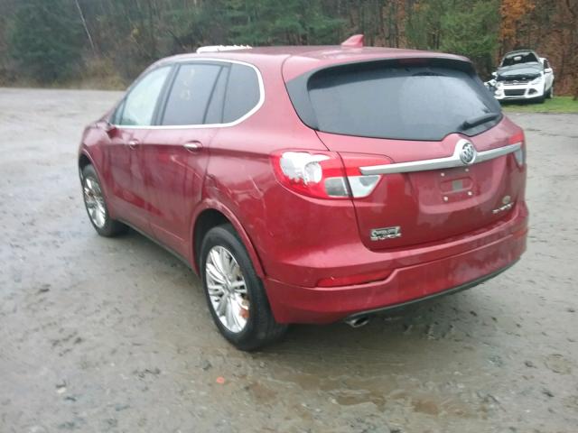 LRBFXCSA5HD087801 - 2017 BUICK ENVISION P RED photo 3