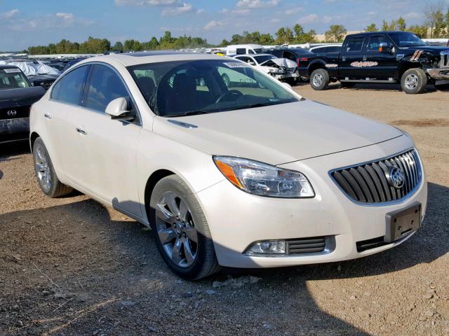 2G4GS5EV5C9204454 - 2012 BUICK REGAL PREM WHITE photo 1