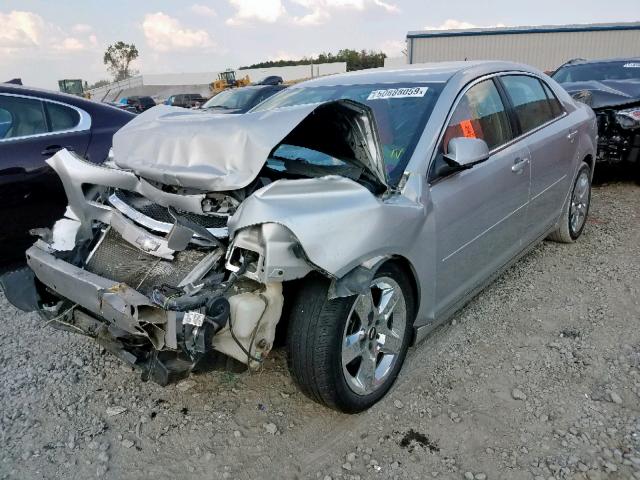 1G1ZC5EB1AF169862 - 2010 CHEVROLET MALIBU 1LT 银色 照片 2
