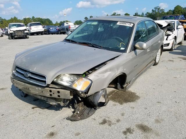 4S3BE6563Y7205924 - 2000 SUBARU LEGACY GT BROWN photo 2