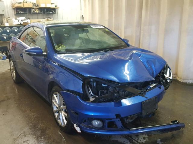 WVWBW7AH4CV005505 - 2012 VOLKSWAGEN EOS KOMFOR BLUE photo 1