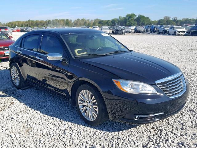 1C3BC2FB4BN613219 - 2011 CHRYSLER 200 LIMITE BLACK photo 1