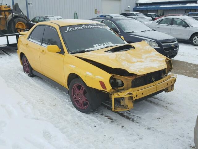 JF1GD29653G501117 - 2003 SUBARU IMPREZA WR YELLOW photo 1