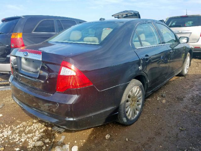 3FADP0L34BR180918 - 2011 FORD FUSION HYB BLACK photo 4