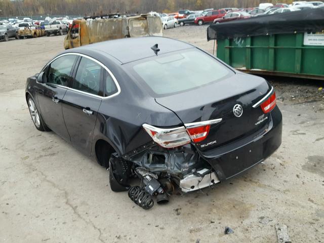 1G4PS5SK9E4147918 - 2014 BUICK VERANO BLACK photo 3