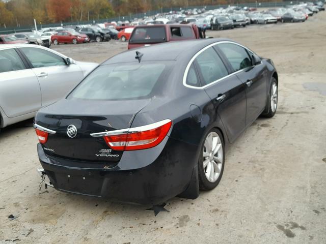 1G4PS5SK9E4147918 - 2014 BUICK VERANO BLACK photo 4