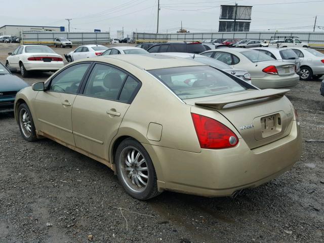 1N4BA41E54C824996 - 2004 NISSAN MAXIMA SE GOLD photo 3