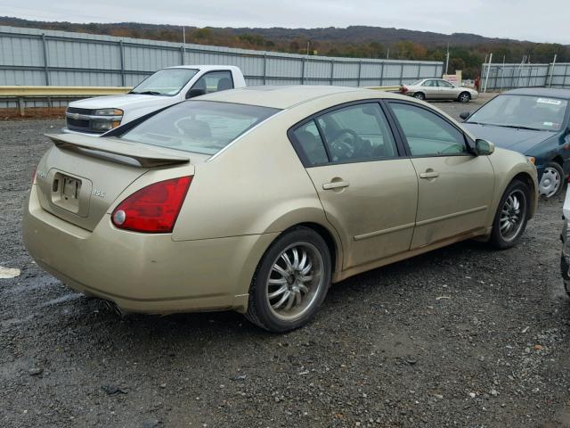 1N4BA41E54C824996 - 2004 NISSAN MAXIMA SE GOLD photo 4