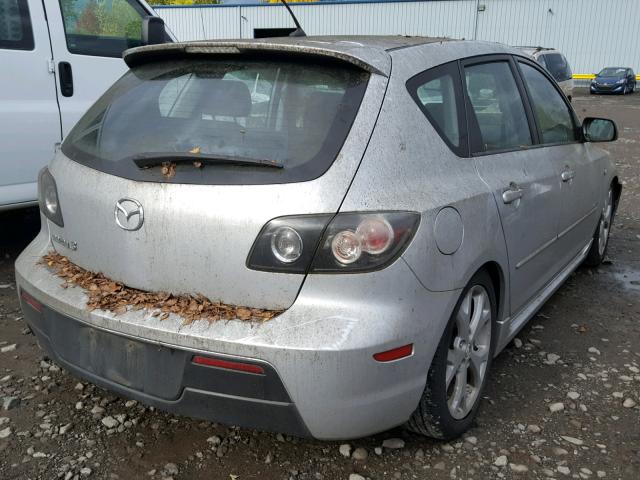 JM1BK344X91230315 - 2009 MAZDA 3 S SILVER photo 4