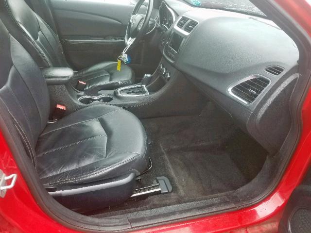 1B3BD2FG8BN510469 - 2011 DODGE AVENGER LU RED photo 5