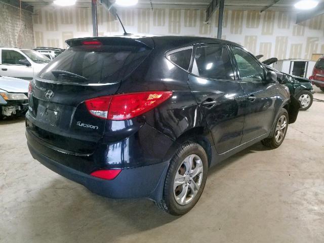 KM8JT3AB9BU120528 - 2011 HYUNDAI TUCSON GL BLACK photo 4