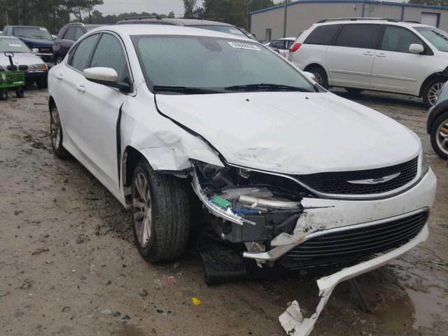 1C3CCCAB9FN712027 - 2015 CHRYSLER 200 LIMITE WHITE photo 1