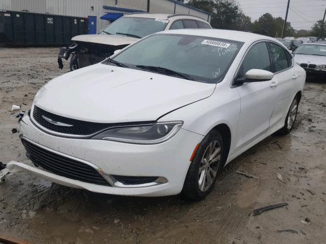 1C3CCCAB9FN712027 - 2015 CHRYSLER 200 LIMITE WHITE photo 2