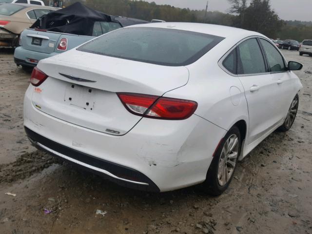 1C3CCCAB9FN712027 - 2015 CHRYSLER 200 LIMITE WHITE photo 4