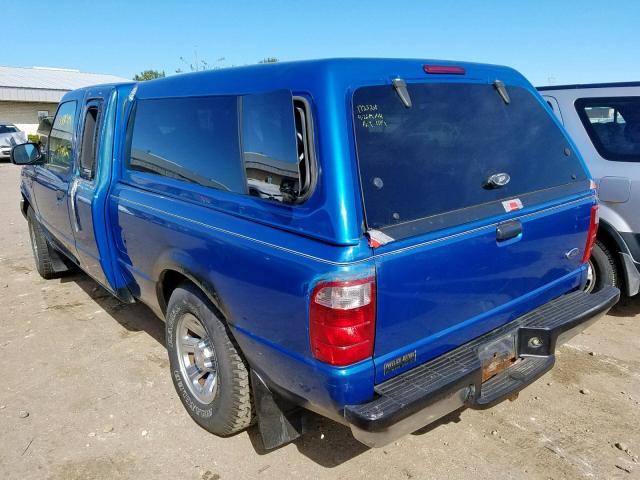 1FTYR14U81TA65920 - 2001 FORD RANGER SUP BLUE photo 3