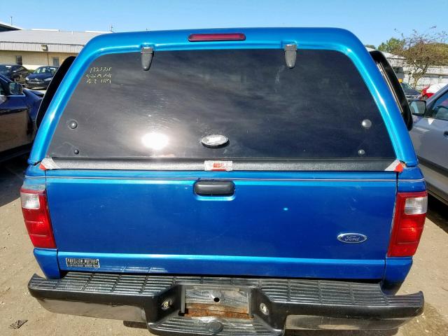 1FTYR14U81TA65920 - 2001 FORD RANGER SUP BLUE photo 9