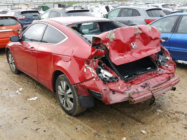 1HGCS12388A008410 - 2008 HONDA ACCORD LX- RED photo 3