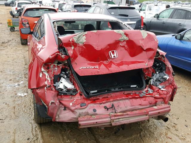 1HGCS12388A008410 - 2008 HONDA ACCORD LX- RED photo 9