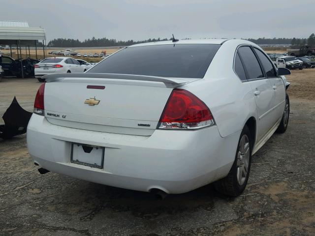 2G1WB5E34E1155336 - 2014 CHEVROLET IMPALA LIM WHITE photo 4