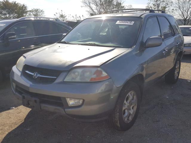 2HNYD18851H523464 - 2001 ACURA MDX TOURIN GRAY photo 2