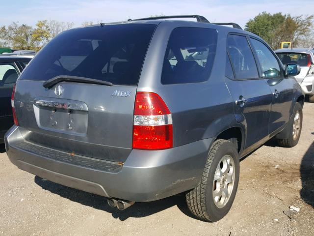 2HNYD18851H523464 - 2001 ACURA MDX TOURIN GRAY photo 4