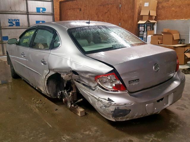 2G4WC582981169448 - 2008 BUICK LACROSSE C SILVER photo 3