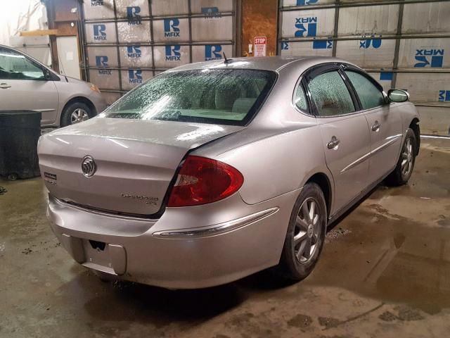 2G4WC582981169448 - 2008 BUICK LACROSSE C SILVER photo 4
