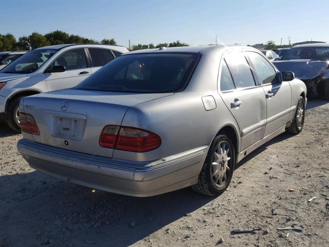 WDBJF65J41B223895 - 2001 MERCEDES-BENZ E 320 SILVER photo 4