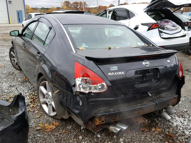 1N4BA41E17C857224 - 2007 NISSAN MAXIMA SE BLACK photo 3